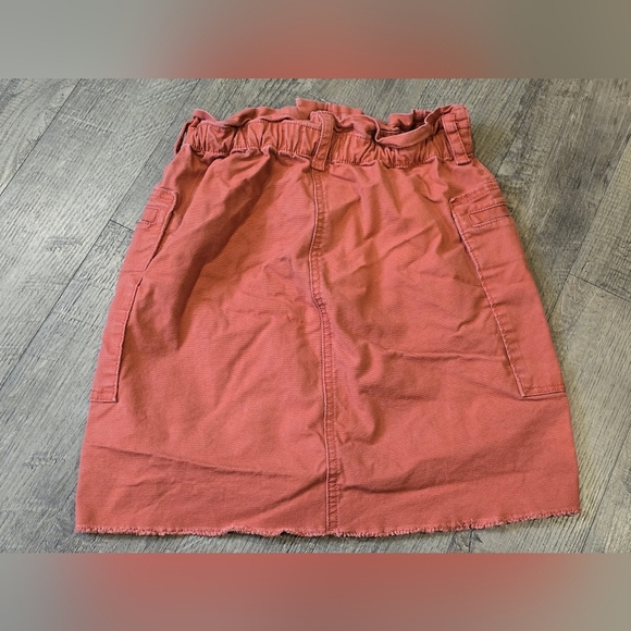 Hollister Rust Button-Front Women's Skirt - Picture 6 of 10